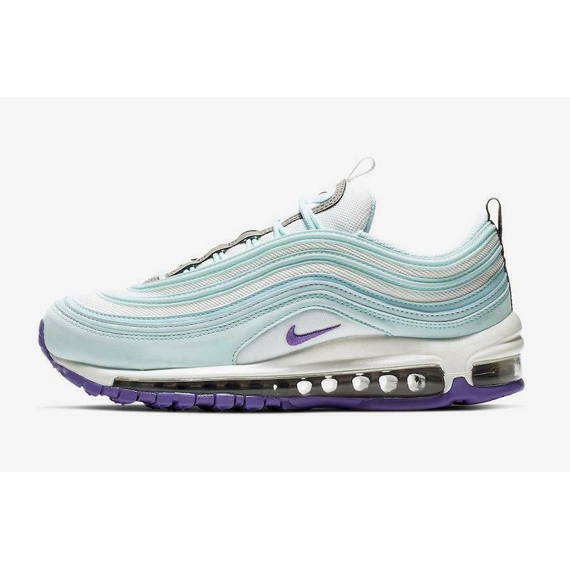 nike耐克女鞋新款运动鞋airmax97子弹头炫彩三原色全掌气垫休闲运动