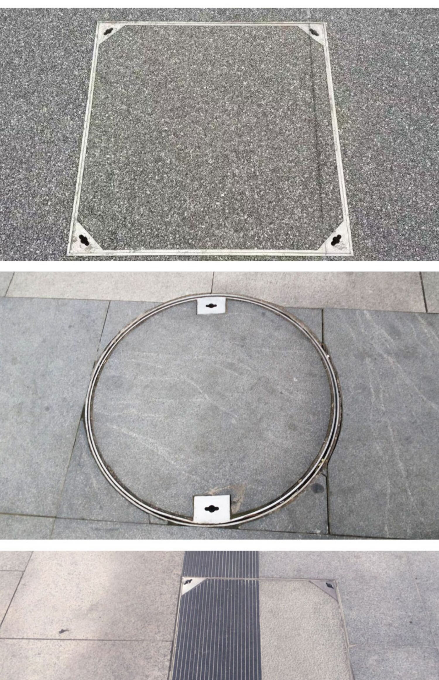 定制304不锈钢井盖窨井盖隐形圆形方形阴井盖板排水沟下水道格栅