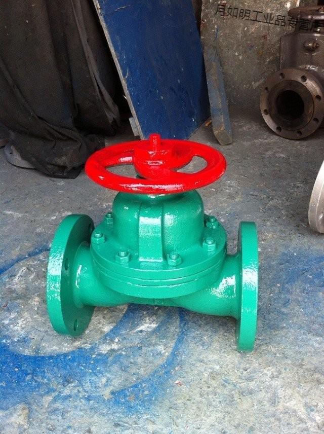 g41j-10衬胶隔膜阀 国标隔膜阀 耐腐蚀酸碱阀门dn50 65 80 150 20