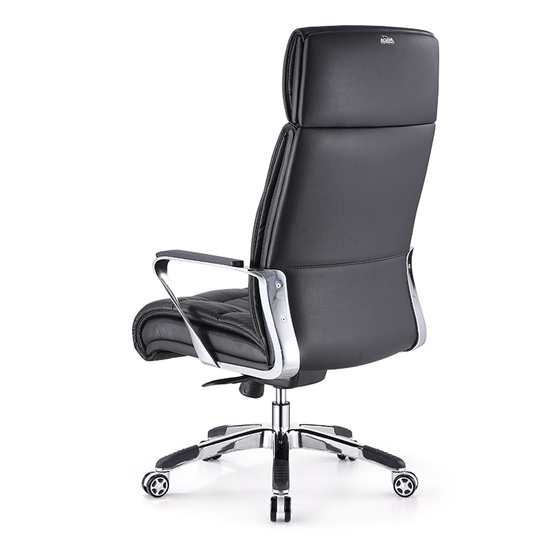 迈亚家具 总裁椅老板椅经理椅2019新款进口牛皮办公椅 a328白色牛皮