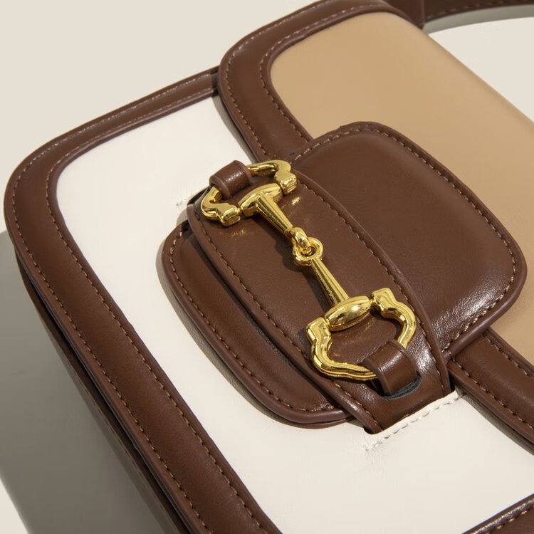 zara女包马鞍zara女包感马鞍包女2022新腋下女包时尚百搭小方包单肩斜