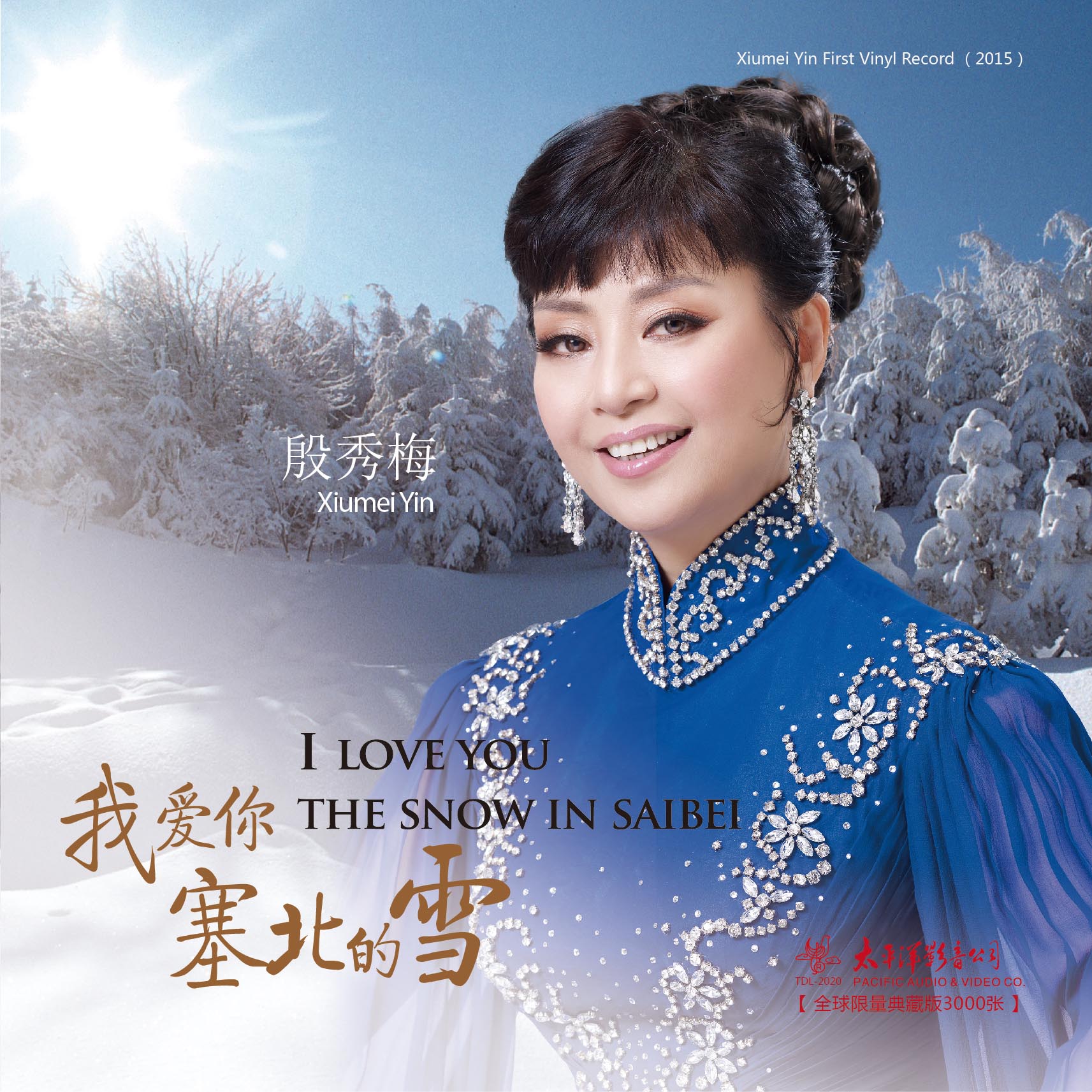 正版我爱你塞北的雪殷秀梅12寸lp黑胶唱片33转留声机用黑胶片唱盘大