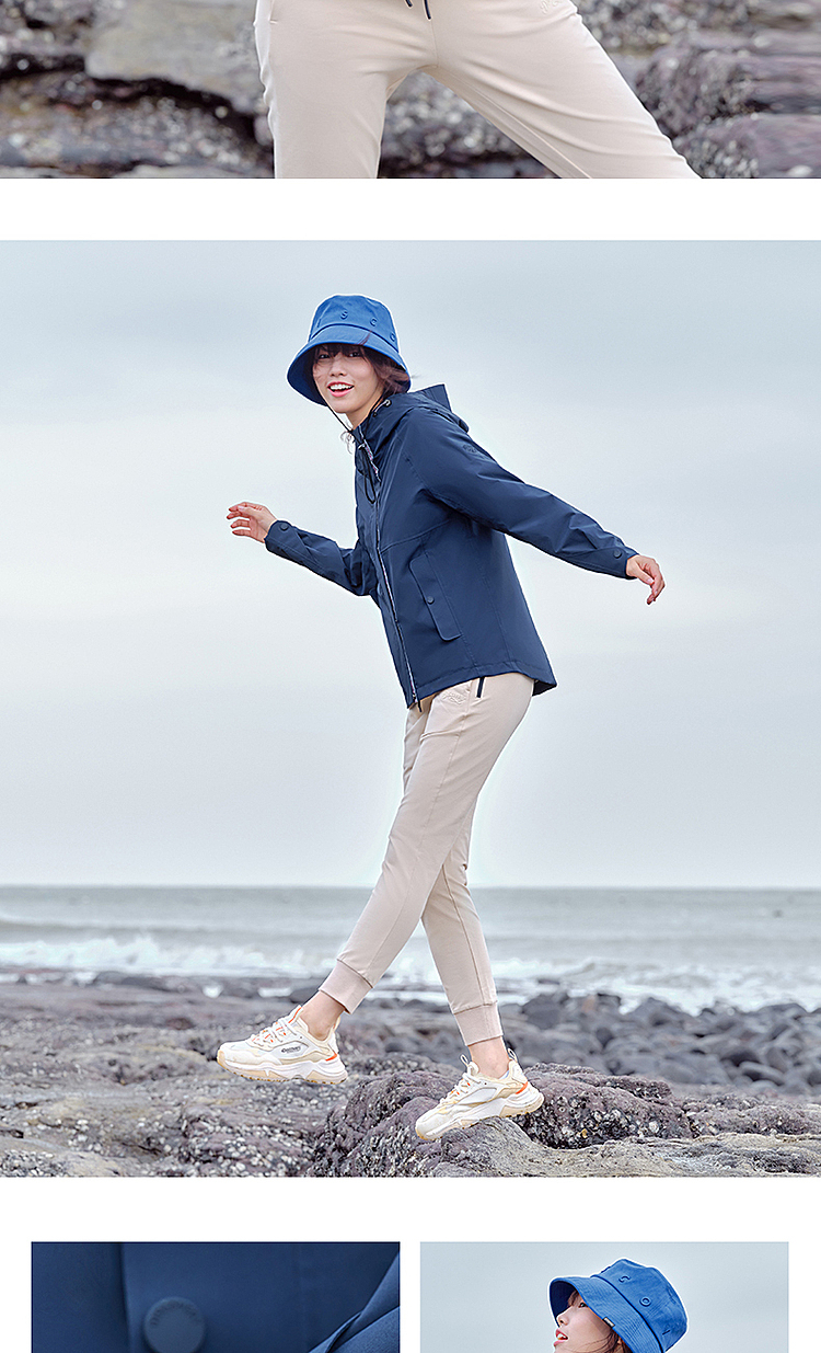 明星同款discovery冲锋衣男女单层薄款情侣上衣春夏新品防泼水透湿气