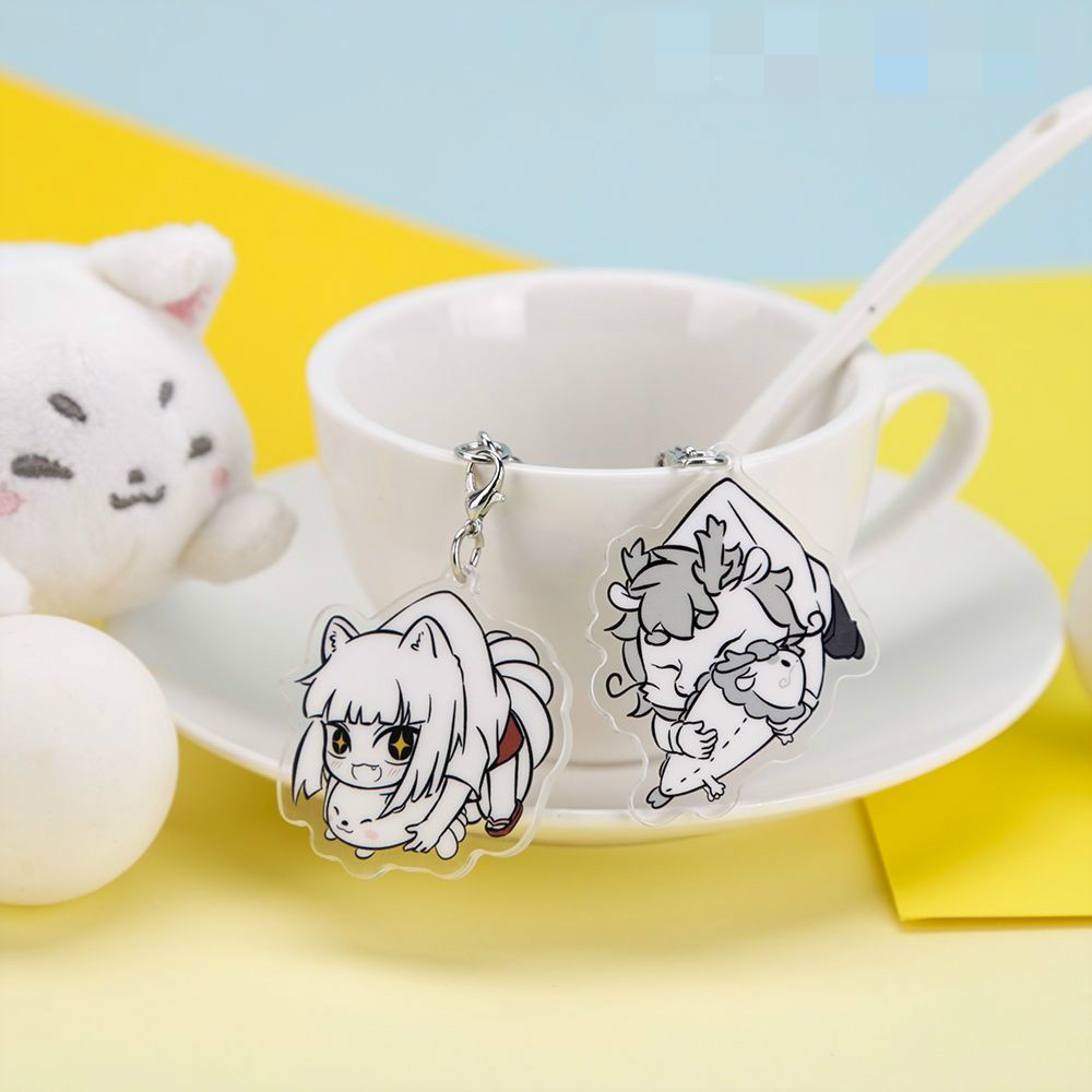 非人哉周边非人哉动漫周边抓机亚克力钥匙扣大圣哪吒sn6622九月款挂件