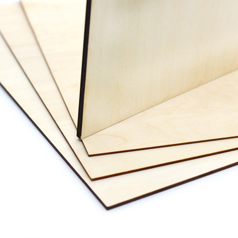 千水星 椴木板 薄木片层压板烙画板激光切割绘画底板隔断板材diy拼装