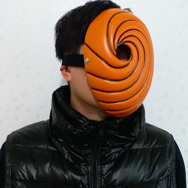 火影忍者面具全脸男带土暗部动漫恐怖宇智波鼬阿飞抖音树脂黄色火影