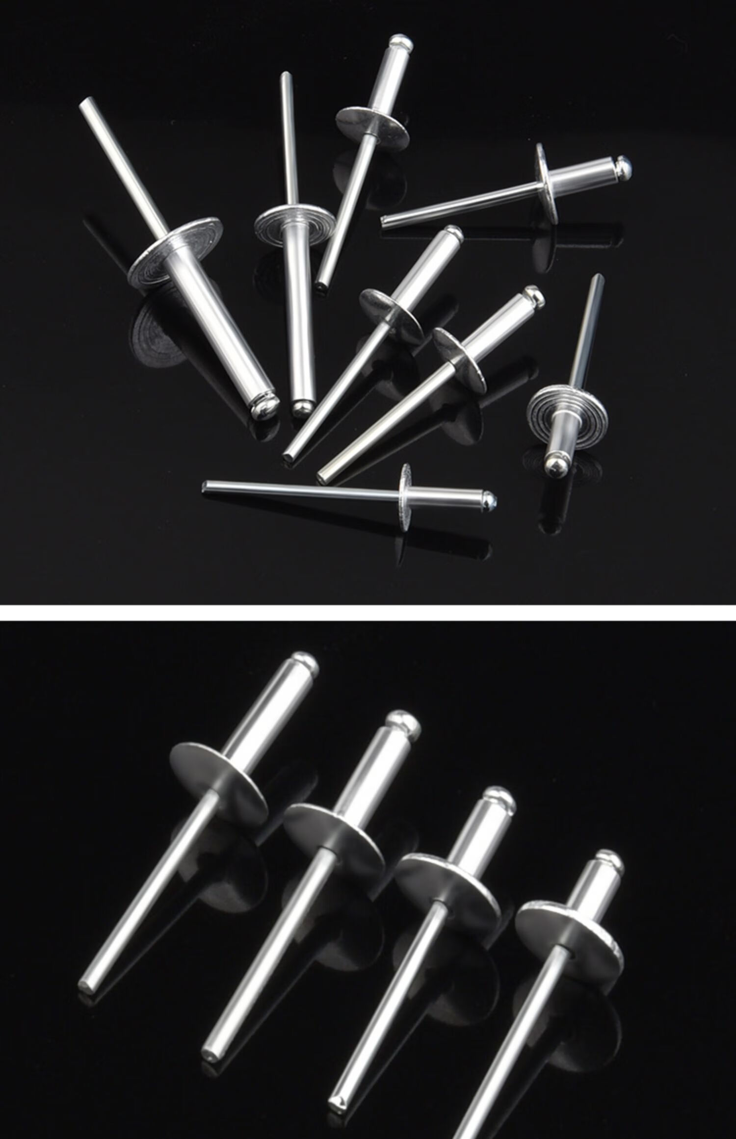 云工马大帽铆钉铝制圆头大帽沿拉铆钉抽芯铆钉大扁头汽车拉铆钉大头拉