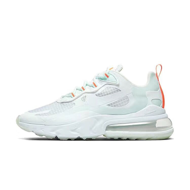 新款airmax270气垫网面透气减震运动鞋白冰蓝夏季男女运动鞋冰丝海蓝