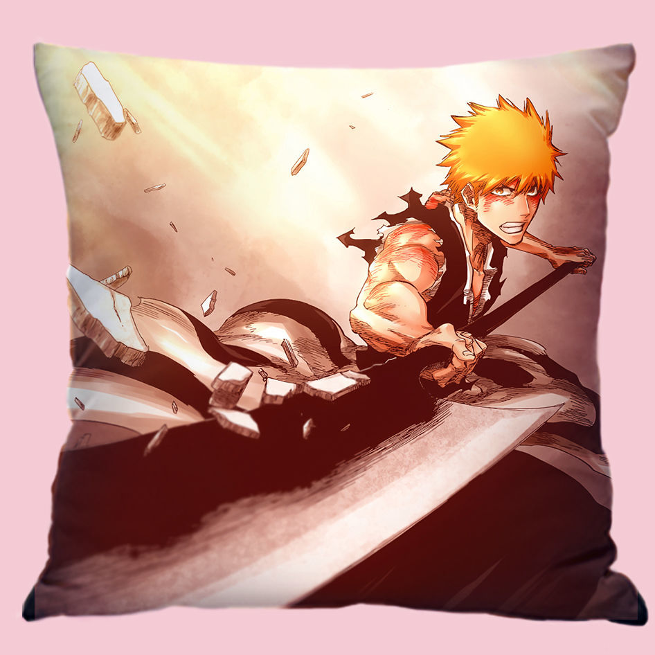 死神周边抱枕黑崎一护日番谷冬狮郎动漫靠枕头生日礼物定做 1 35x35
