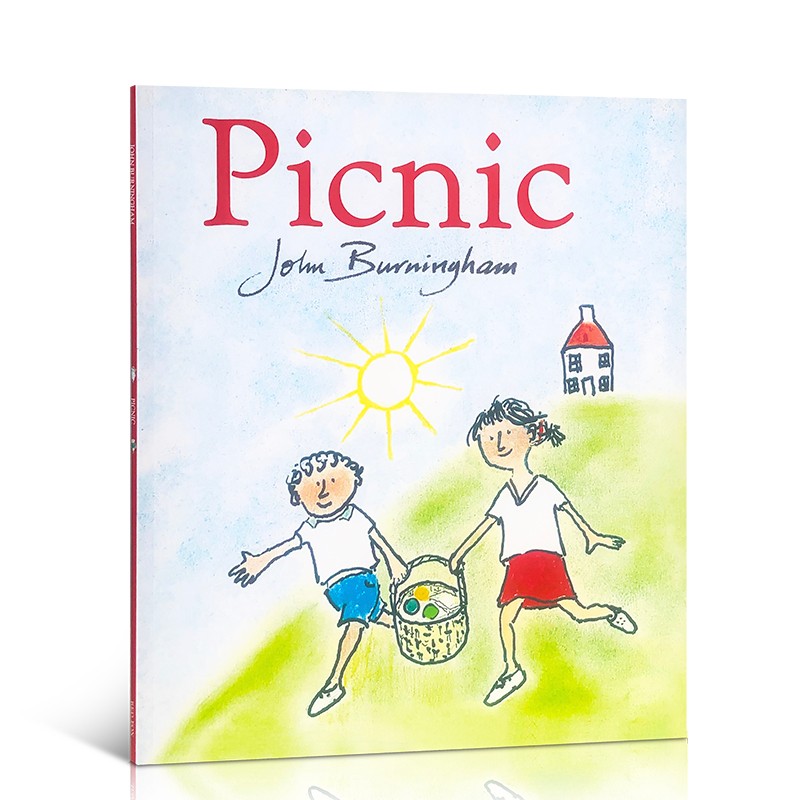英文原版绘本picnic john burningham 野餐 儿童英文图画书