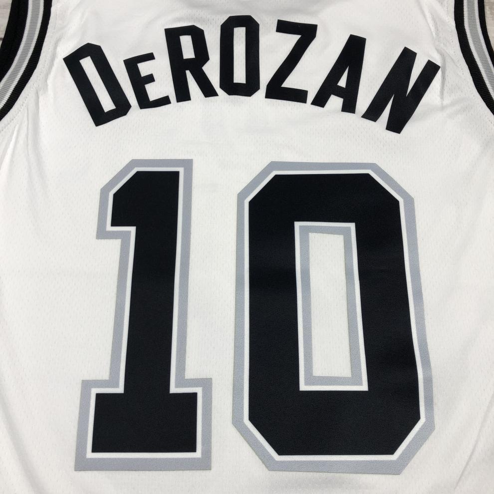 马刺队10号德罗赞城市版球衣球裤套装20吉诺比利21邓肯男女篮球服马刺