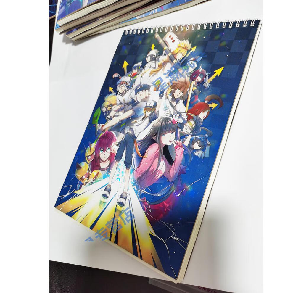 凹凸世界二次元动漫周边双面硬壳素描本速写本画画本纸可来图定制16