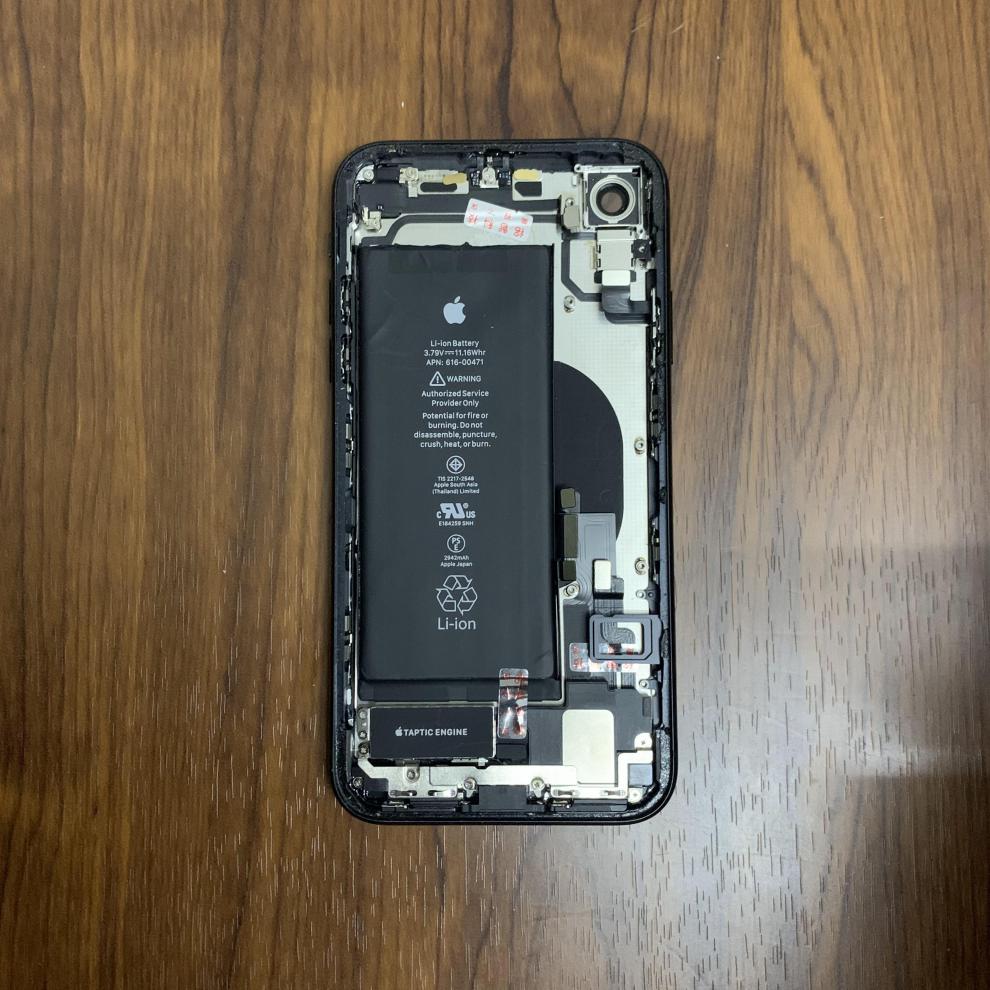琦莎苹果x后盖玻璃 适用苹果x/xsm拆机后壳总成iphone8外壳8p中框11