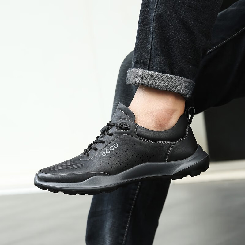 ecco爱步休闲运动鞋男户外探索透气舒适减震跑步鞋健步系列870909