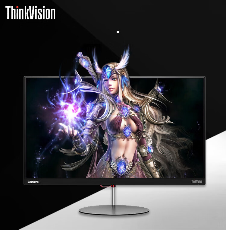 家用企用联想lenovo显示器高分辨率纤薄窄边框显示器x24i238英吋高清