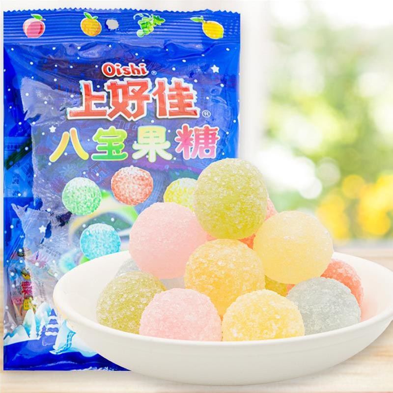 好佳八宝果糖混合500g多口味什锦硬糖婚庆喜糖散装八宝糖 上好佳八宝