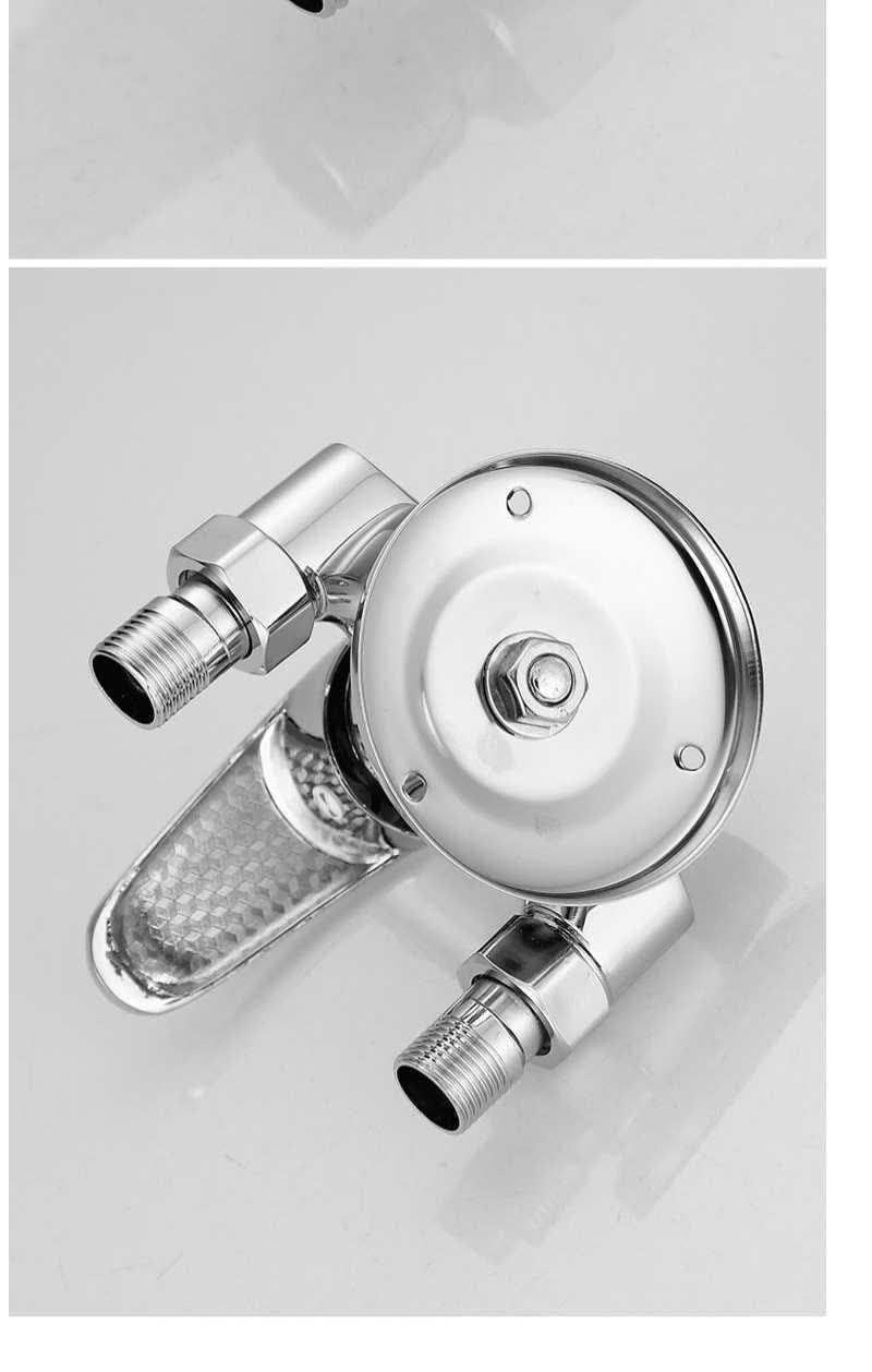 明装铜主体混合水阀冷热水淋浴水龙头开关浴室卫生间用淋雨花洒 全铜