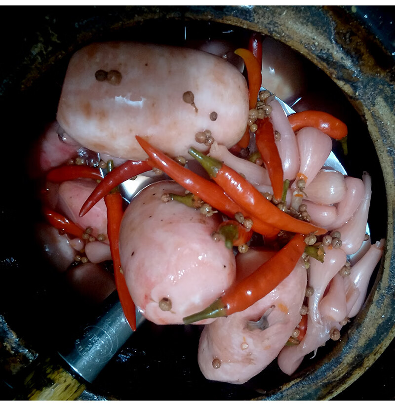 恩施酸萝卜个个腌萝卜土坛酸萝卜酸辣脆泡菜腌菜泡菜500g 母水1斤纯酸