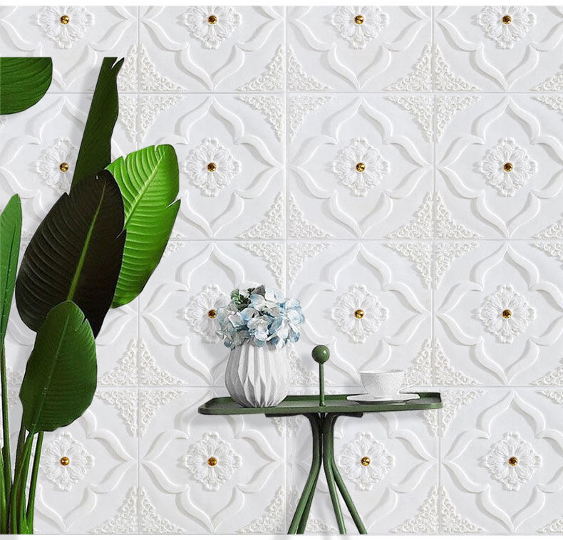 天花板贴纸自粘3d立体墙贴天花板吊顶棚装饰墙纸卧室客厅翻新防水潮