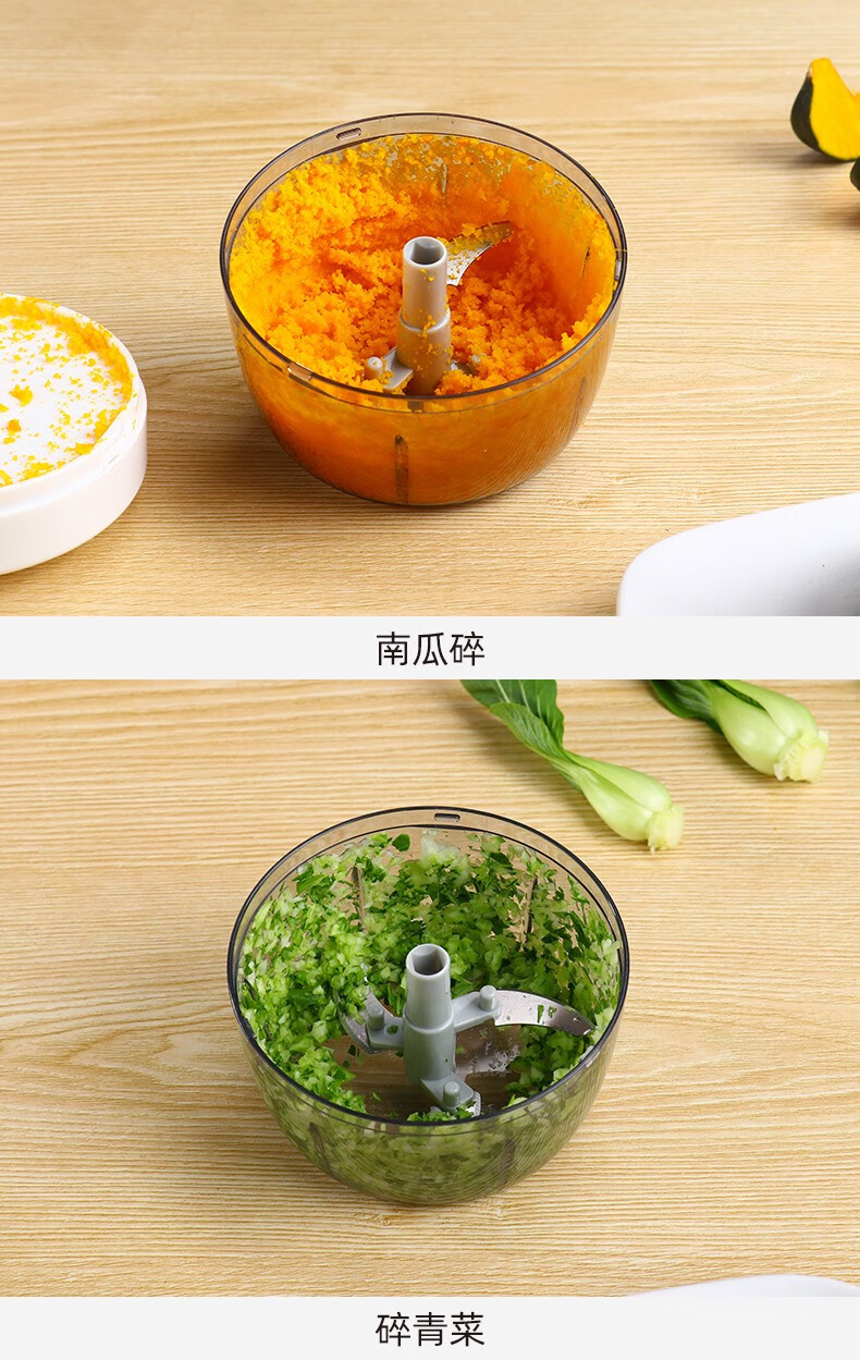 克欧克捣蒜泥神器手拉式蒜泥大蒜捣碎器手动蒜蓉小搅碎机拉蒜切蒜末