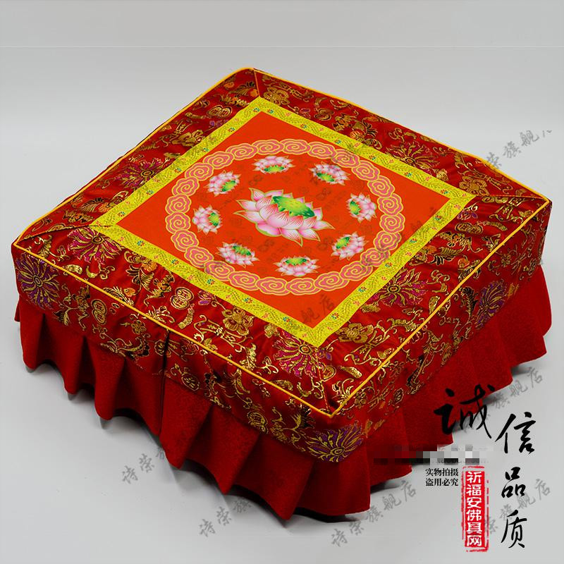 佛堂莲花垫子寺庙莲花拜垫拜凳拜家用跪垫佛堂禅垫打坐垫跪凳寺庙拜佛