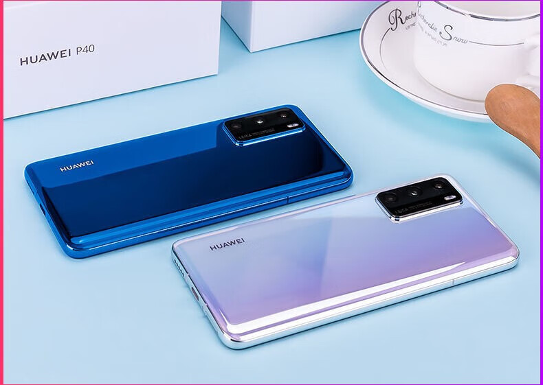 华为p40pro 麒麟990芯片 5g通手机 支持鸿蒙harmonyos 深海蓝 8gb 256