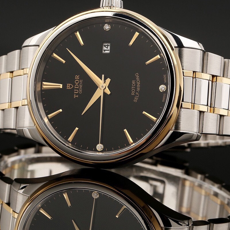 瑞士帝舵tudor手表风尚系列时尚休闲防水自动机械男表m127000009钢带