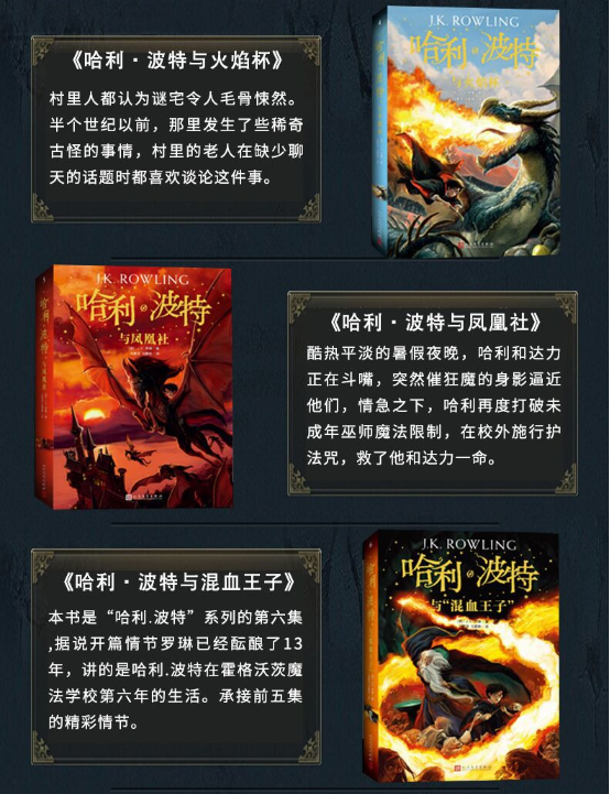 《哈利·波特 1-7》+《哈利·波特与被诅咒的孩子》 全套8册 图4
