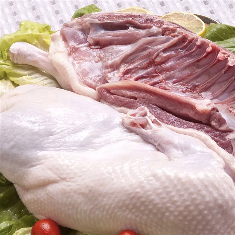 爵妃 新鲜冷冻半片鸭 新鲜鸭肉半边鸭白条鸭煲鸭汤烤鸭食材 毛重19斤