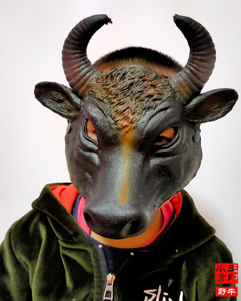 万圣节动物面具小鸟大公鸡鹦鹉青蛙奶牛松鼠小鹿兔子野猪神龙头套万圣