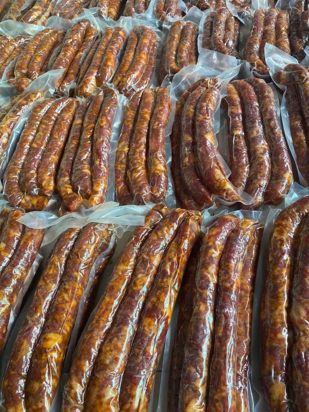 云南特产小吃临沧美食腊肉腊肠麻辣香肠豆腐肠香辣肠风干纯肉1斤 麻辣