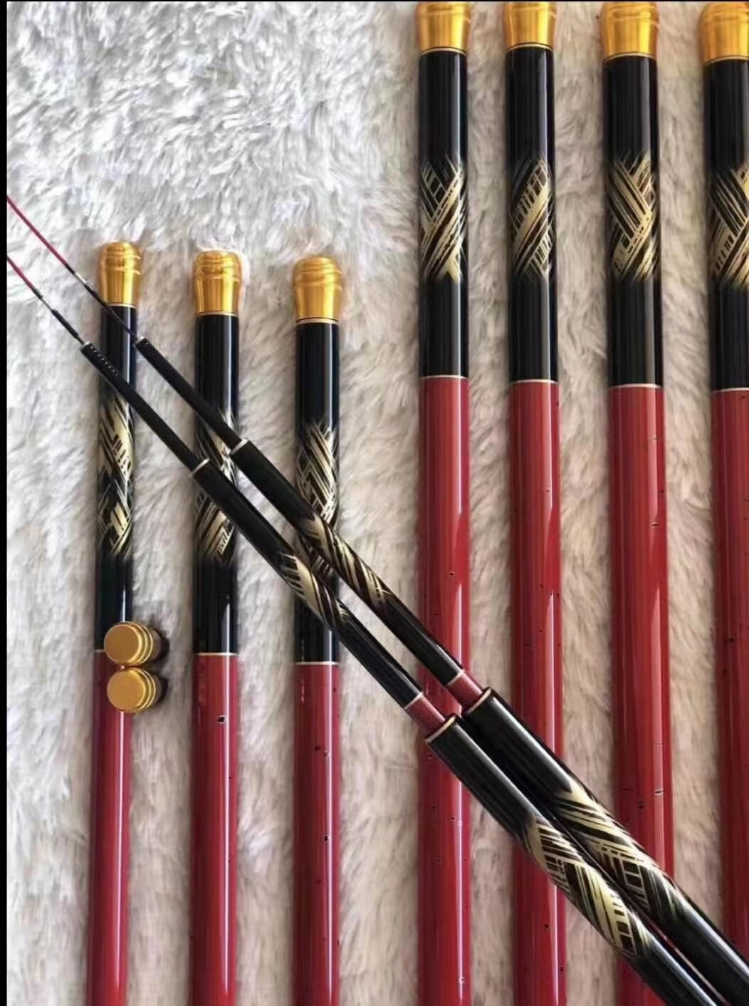 【2022年新款】红虎鱼竿 达· 瓦高端红虎鱼竿碳素超轻硬28调鲤鱼竿长