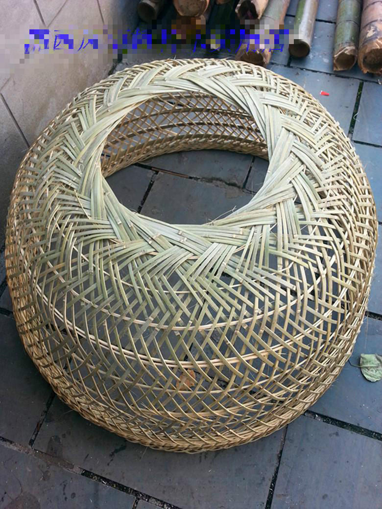 抓竹鸡地套大号竹笼子 宠物笼 竹鸡罩 竹鸡笼 竹鸭笼 手工编织 竹器品