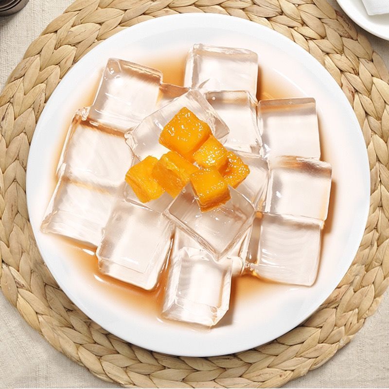 【惊喜好货】 模具】白凉粉粉透明食用果冻冰粉粉凉粉原料专商用 凉粉