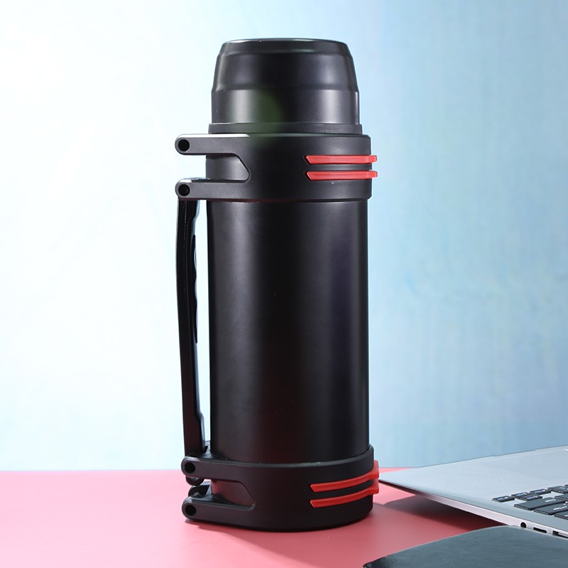 304不锈钢保温壶男士健身运动水壶车载保温大容量水壶简约带提手热