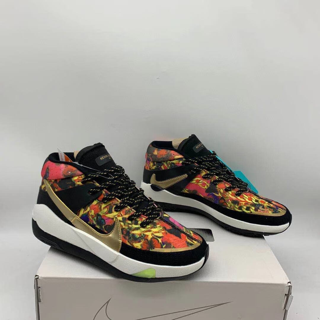 杜兰特13代篮球鞋男kd13笑脸美国队篮球之星耐磨气垫减震实战战靴 kd