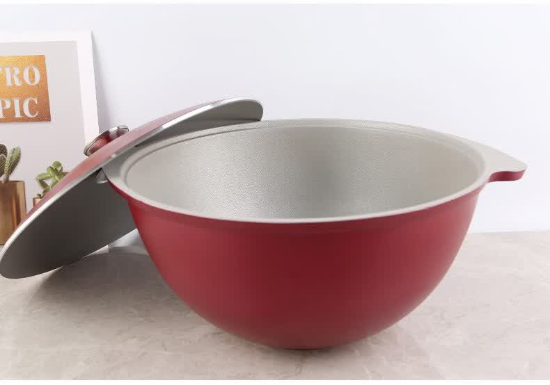 抓饭锅新疆手抓饭铁锅维吾尔族家用羊排抓饭锅不锈钢电磁炉燃气灶炒菜