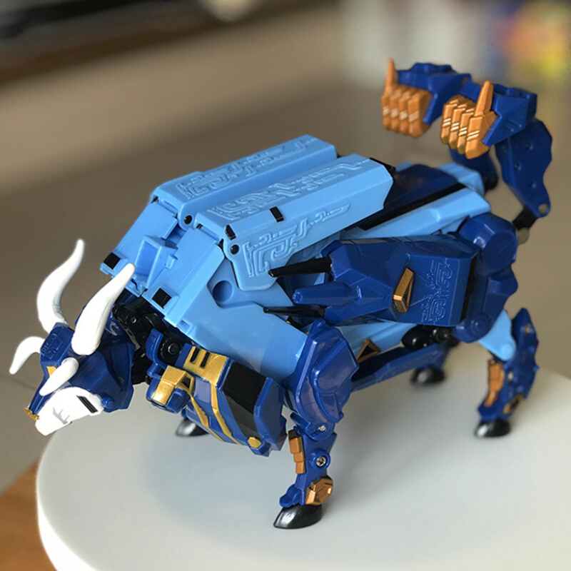 定制正版天地神兽2天神地兽金刚玩具合集之五六合体无限含 雪灵羊(无