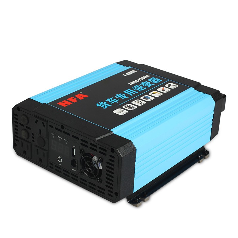 纽福克斯nfa2000w车载逆变器24v转220v卡车货车空调水壶用逆变器t4000