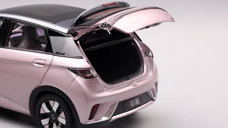 原厂比亚迪车模byd原厂1:18比亚迪海豚新能源汽车合金全开模型礼物