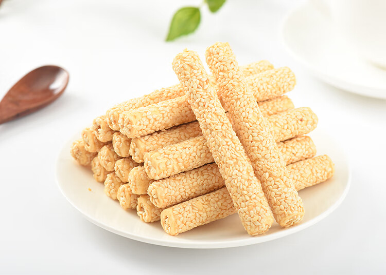 四川特产麻糖 70g*10袋 老程l华芝麻杆麦芽糖芝麻棒麻糖成都传统小吃