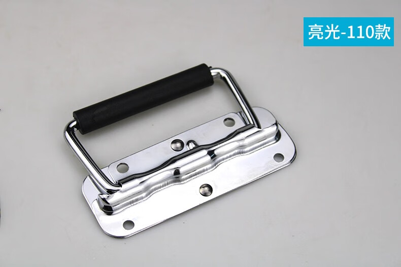 304不锈钢五金弹簧拉手道具箱工具铝箱提手活动把手折叠工业提手铁