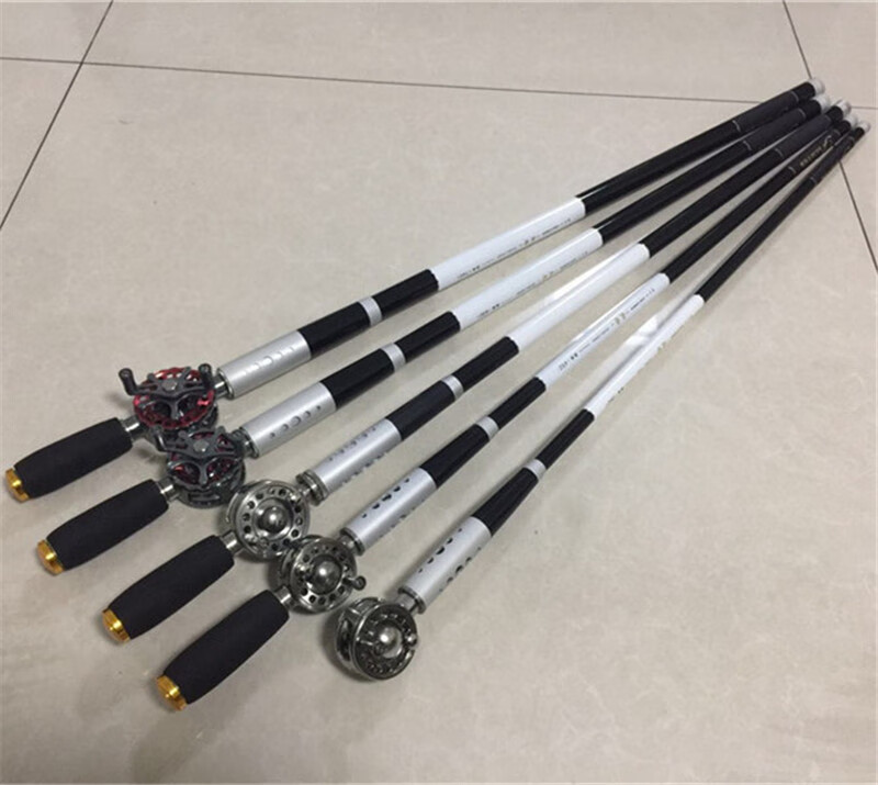 金属轮短节中通竿带轮内走线台钓鱼竿碳素竿手竿钓鱼杆溪钓竿 6.