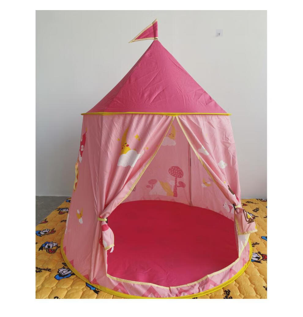 印第安帐篷ins儿童室内室外游戏屋可折叠印第安女孩男孩蒙古包帐篷1-8