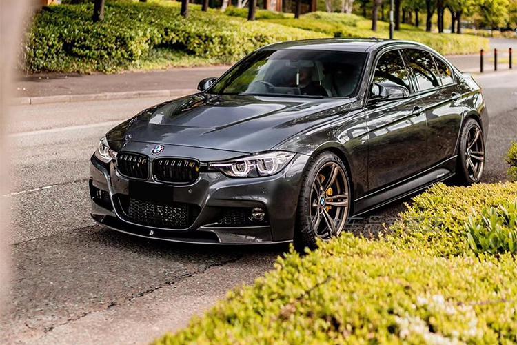 适用于f30/f35宝马3系mt包围改装碳纤维前唇侧裙后唇后扰流尾翼 mad