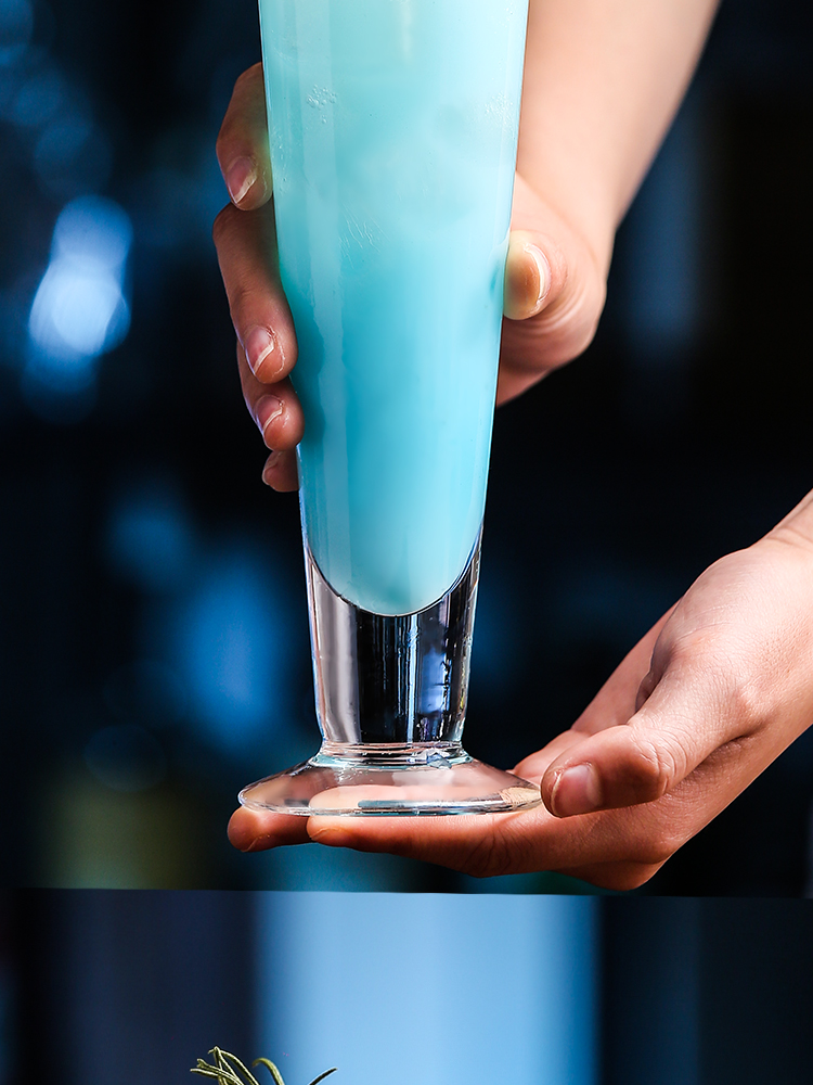 蓝百惠 长岛冰茶杯鸡尾酒杯加厚创意果汁杯直升杯啤酒杯 柯林杯长饮杯