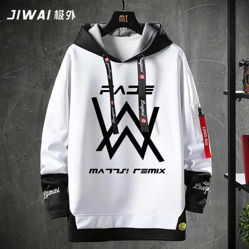 稚彼艾伦沃克alanwalker同款djfaded飘带连帽卫衣男男女卫衣衣服衫