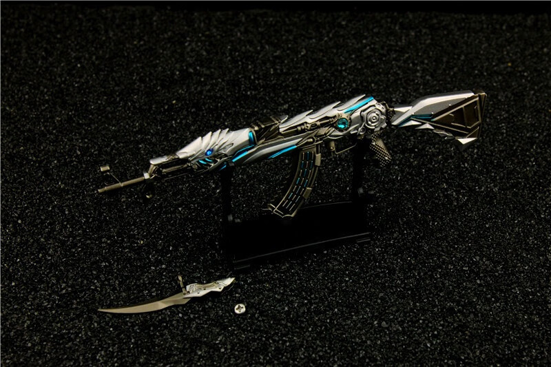 暗杀神 游骑兵雷神火麒麟合金枪 22cm天启ak12 【送展架】