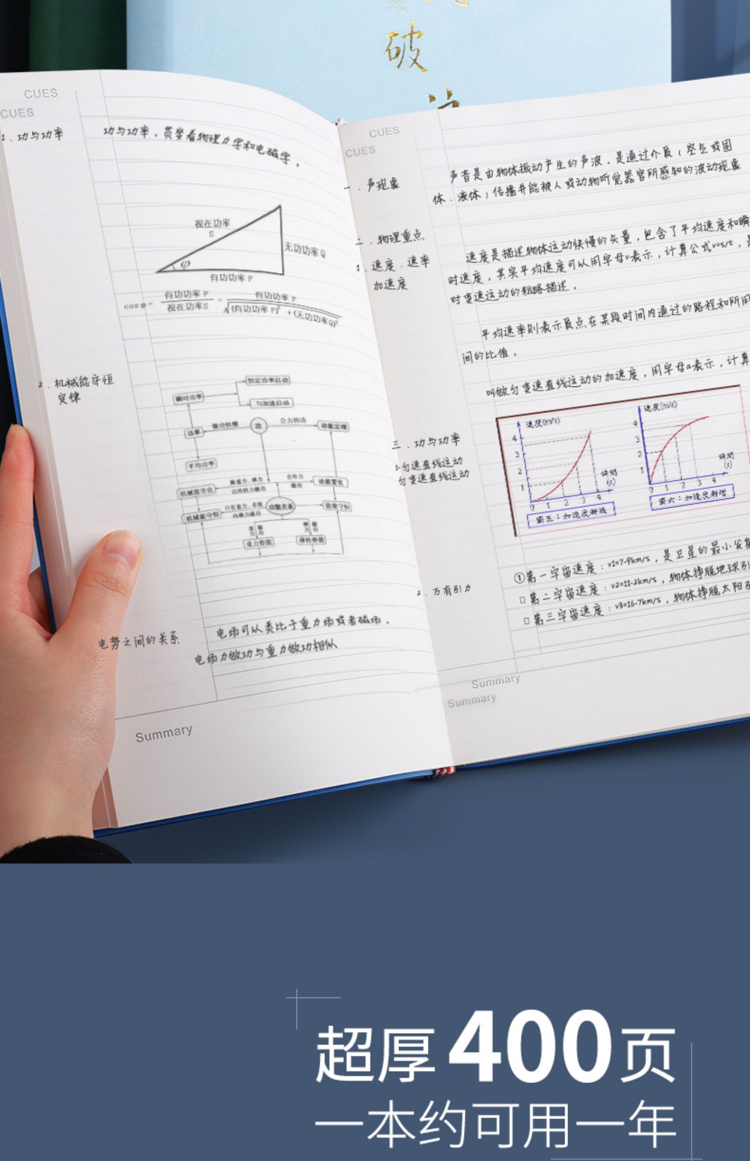 弭黎康奈尔笔记本本子a4超厚考研记事本软皮学习推荐备考日记本厚的