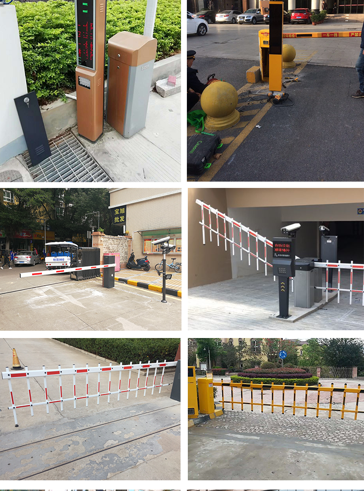 卡安四方道闸杆10044mm挡车杆小区拦车杆车库升降杆铝合金起落杆5米